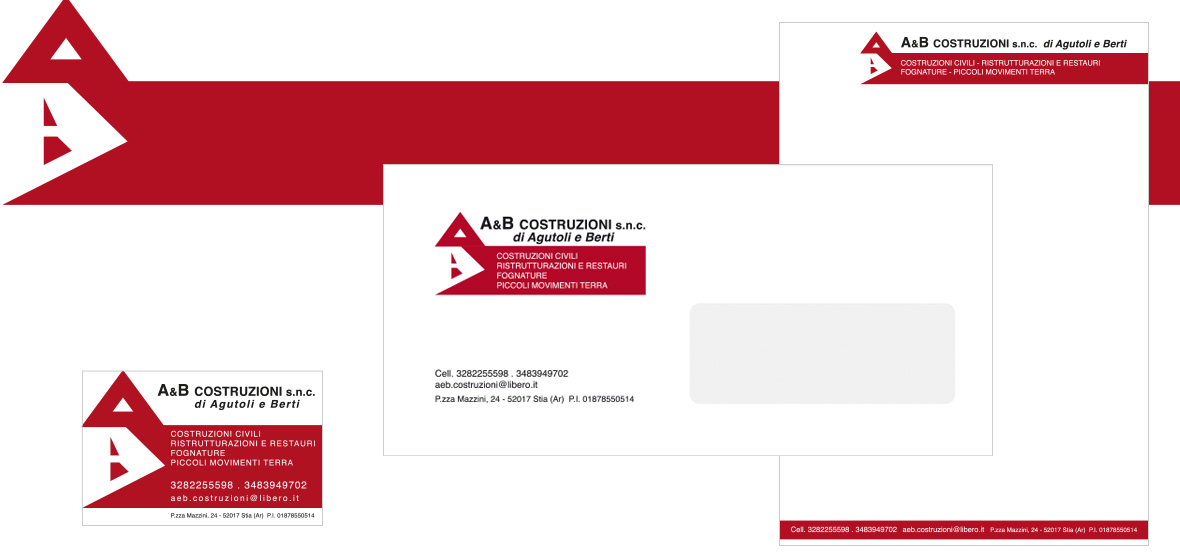 A&B Costruzioni - logo e coordinato aziendale