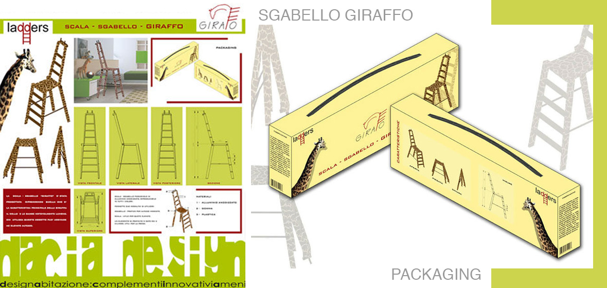 Giraffo - Scala Sgabello