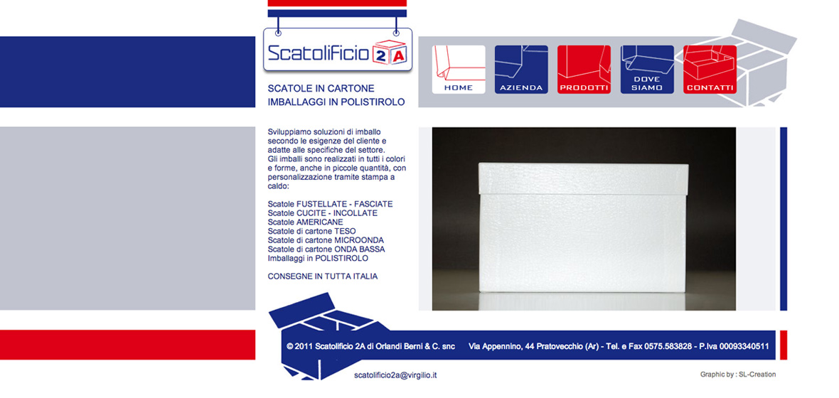 Scatolificio 2A - sito web