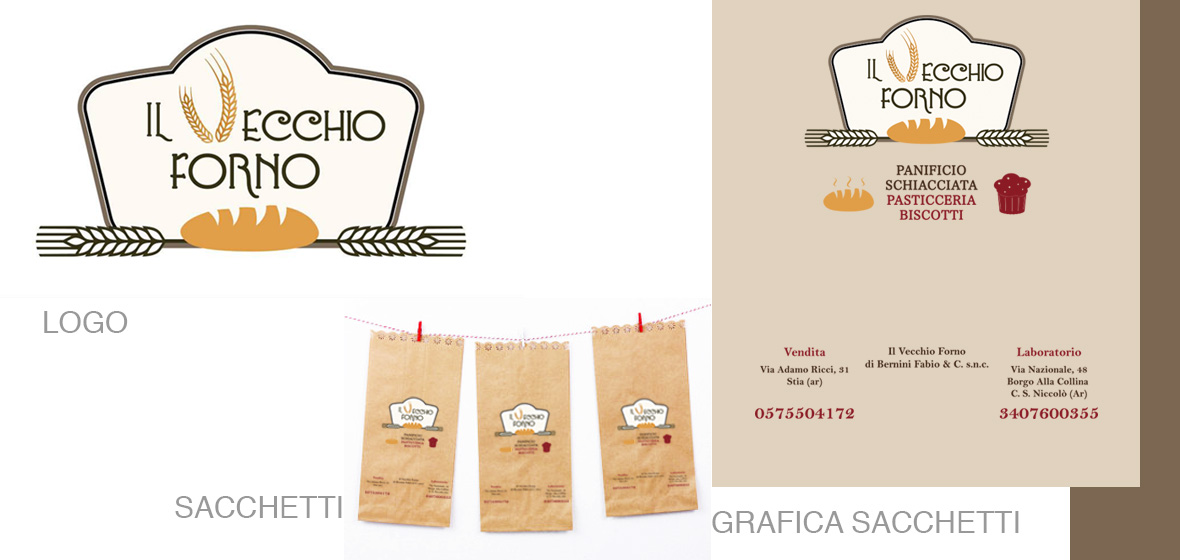 Il vecchio forno - logo e coordinato
