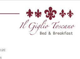 il giglio toscano - B&B - bigliettio da visita - pieghevole