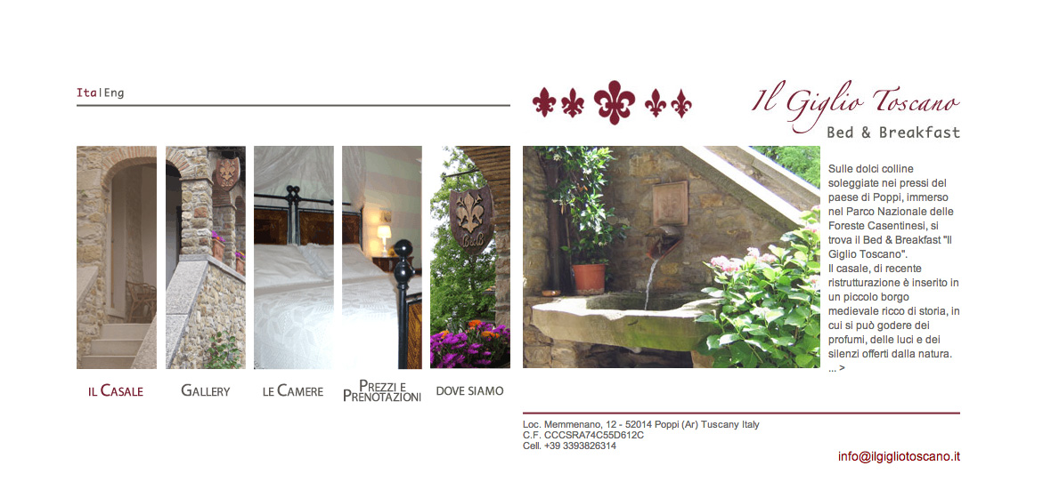 Il Giglio Toscano - B&B - sito web